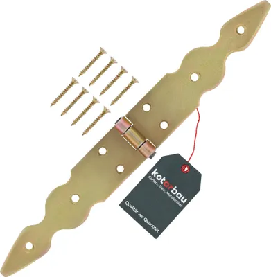 Obrázek produktu pro KOTARBAU® Závěs okenic Závěsy dveří 150 x 150 x 35 mm z pozinkované oceli Závěs dveří Závěs dveří Zlatý závěs Závěs okna Skládací závěs Dřevěné dveře Závěs zahradní brány Závěs bedny Kování brány