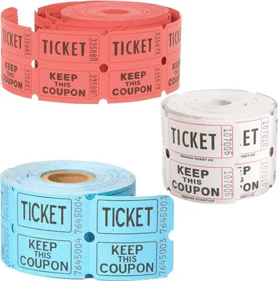 Produktbild von 500 Tickets Eintrittskarten Rolle
