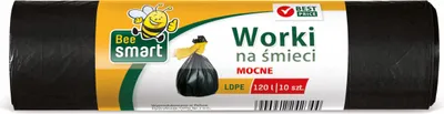 Produktbild von Bee Smart Müllsäcke LDPE 120 l, 10 Stück