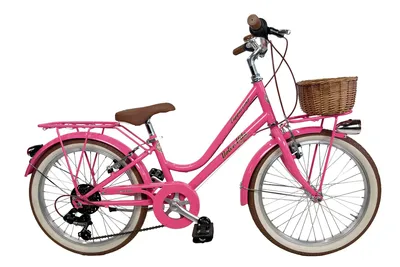 Image de Vélo enfant Dolce Vita by Canellini CAPPUCCINO 20" - 7 vitesses, fuchsia