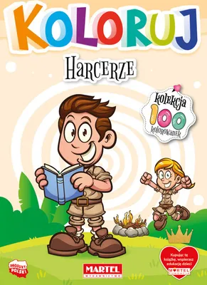 Obrázok produktu pre Kolorowanka dla dzieci Harcerze
