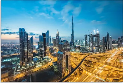 Produktbild von ARTland Wandbild Alu für Innen & Outdoor Dubai Größe: 90x60 cm