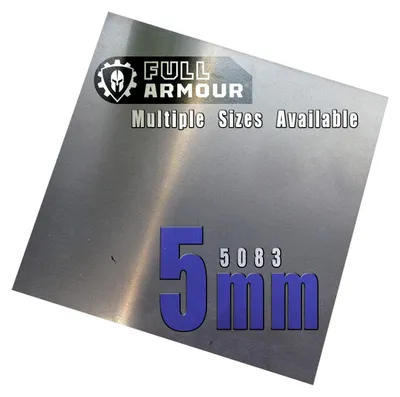 Imagen del producto de Placa de aluminio 5 mm 100 x 100 mm