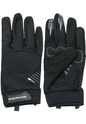 Produktbild von ENDURANCE Fingerhandschuhe Folkestone mit Silikon-Streifen 1001S Black S
