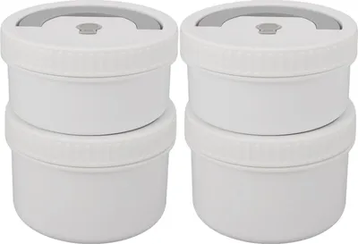 Image de Boîte à lunch thermique Grande capacité en acier inoxydable 316 Isolation thermique étanche Boîte à bento pour adultes pour les voyages et le bureau 4 boîtes avec sac à boîte