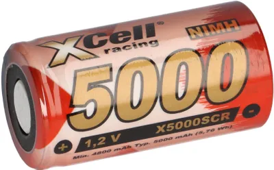 Obrázok produktu pre Vysoko výkonný batériový článok XCell SUB-C 5000 mAh 1,2 V NIMH