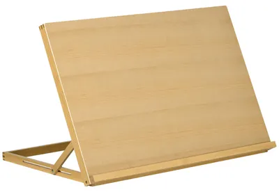 Produktbild von Tischstaffelei Klappbar 75,8x51cm Verstellbar Sitzstaffelei aus Buchenholz
