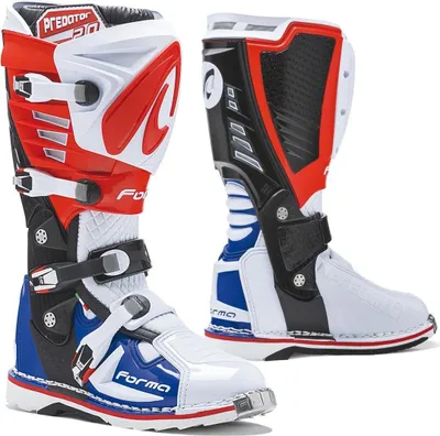 Immagine prodotto di Stivali da motocross Forma Predator 2.0, bianco/rosso/blu, 44
