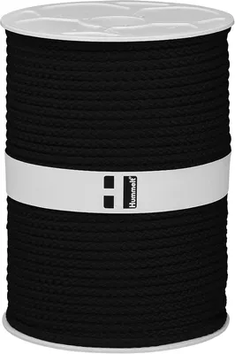 Produktbild von Universalseil aus Polypropylen, 6mm, 100m, schwarz auf Rolle