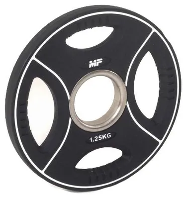 Zdjęcie produktu dla Muscle Powerpoliuretan – obciążnik z 4 uchwytami, 1,25 kg – 50 mm