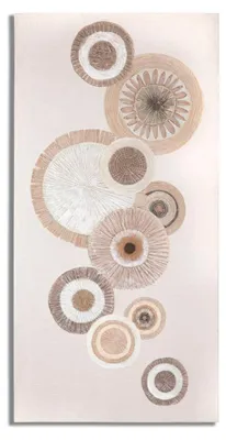 Immagine prodotto di Mauro Ferretti Dipinto su tela Circly con Inserti, 50x3,2x100 cm