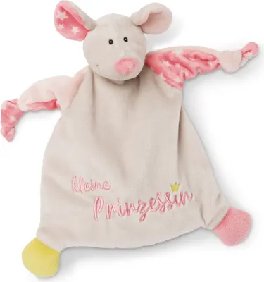 Produktbild von Schmusetuch Maus 25x25cm NICI 46731 Kleine Prinzessin