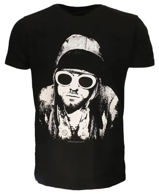 Immagine prodotto di Maglietta con foto di Kurt Cobain in lacrime - S