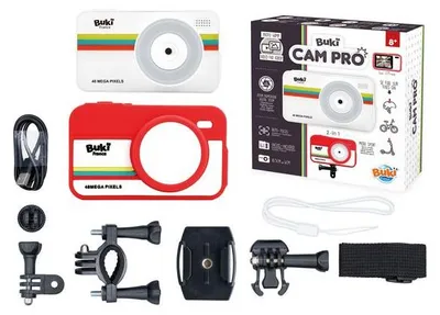 Immagine prodotto di Buki Kamera - Macchina fotografica per bambini 2-in-1 con modalità viaggio e modalità sport
