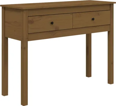 Obrázek produktu pro vidaXL Konzolový stolek Honey Brown 100x35x75 cm Masivní borovicové dřevo