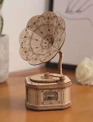 Obrázek produktu pro NiXiM Dřevěné 3D puzzle/Gramofón