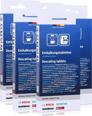 Produktbild von BSH Entkalkungstabletten 3 Stk. 2in1 - Für Bosch, Siemens 3x36g (5er Pack)