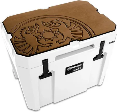 Obrázek produktu pro Lepicí podložka pro chladicí box kx25 hnědá s dračím emblémem