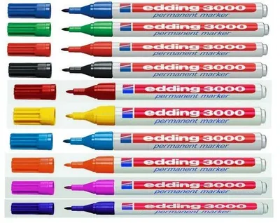 Produktbild von Permanentmarker, EDDING 3000, 4er-Set