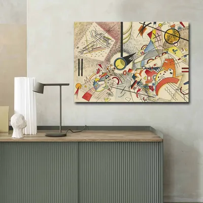 Produktbild von Wallity, 70100FAMOUSART- CVT1545, Bunt, Leinwandbilder, 70 x 100 cm, 100% Wildleder -Leinwand