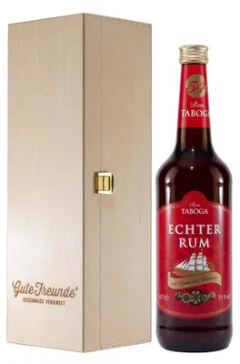 Produktbild von Ron Taboga Echter Rum 54% (Rot) mit Geschenk-HK