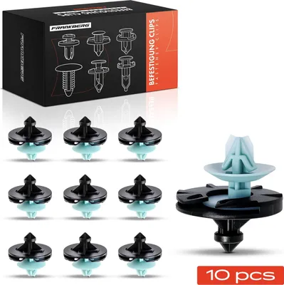 Produktbild von Frankberg 10x Befestigungsclips Türverkleidungsklip für VW Golf 3 Jetta III Passat Vento