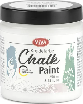 Produktbild von ViVA DECOR Chalk Paint - Kreidefarbe 250 ml - Arctic Snow