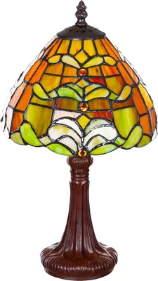 Produktbild von Birendy Tischlampe Tiffany Mosaik bunt Tiff151 Motiv Lampe Dekorationslampe
