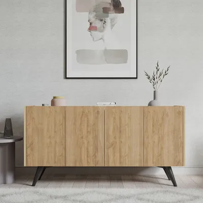 Produktbild von Skye Decor, Pekin- PekinMDD, eichenfarbig, Kommoden, 40x150x76 cm, 100% Melaminbeschichtete Partikelplatte