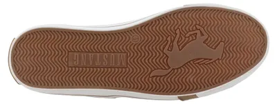 Produktbild von Mustang Herren Sneaker sportlicher Slipper in Jeans-Optik 26M0151004, Größe:43 EU, Farbe:Braun