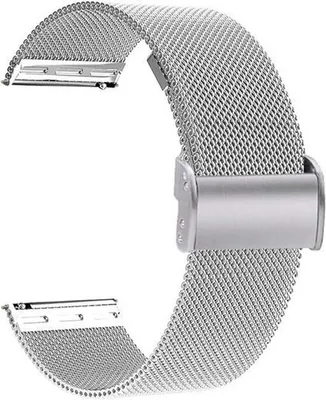 Produktbild von Smartwatch-Armband Uhrenarmbänder Ersatzband für Damen Herren, Mesh Armbänder Milanaise Metallarmband Zubehör für Frauen Männer 22mm