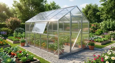 Zdjęcie produktu dla Szklarnia z poliwęglanu Garten Dream "Victoria Mini" 2,5x6m z poliwęglanem 6mm