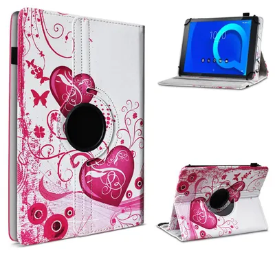 Produktbild von Tablet Hülle für Telekom T Tablet Tasche Schutzhülle Case 360 Grad Drehbar CoverFarbe 360 Uni:Motiv 7