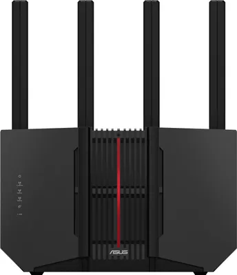 Zdjęcie produktu dla ASUS RT-BE92U, Wi-Fi 7 (802.11be), Trójpasmowy (2,4 GHz / 5 GHz / 6 GHz), Przewodowa sieć LAN, Czarny, Router biurkowy