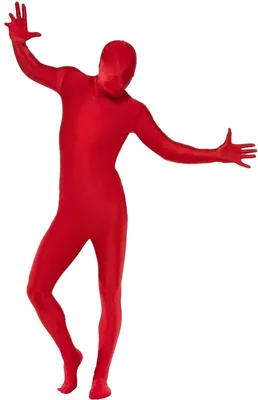 Produktbild von Smiffys - Hautanzug Kostüm - Herren SM2828 (M) (Rot)