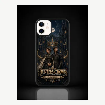 Productafbeelding van iPhone 12 / 12 Pro hoesje, telefoonhoesje, beschermhoesje met het motief van een jagerskroon – LUNØIR ©