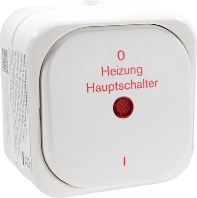 Produktbild von REV AquaTop Heizung Hauptschalter IP44 weiss Feuchtraum Aufputz