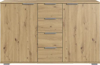Produktbild von Schlafzimmer Sideboard in Artisan Eiche Nb. ELSTRA-43, B/H/T ca. 130/83/41 cm