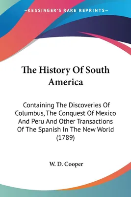 Produktbild von The History Of South America