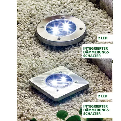 Produktbild von Kynast Garden LED Solar Bodenaufbauleuchte mit Erdspieß 12cm