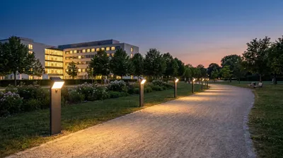Produktbild von DOTLUX LED-Solar-Pollerleuchte FLASHground mit Sensor 100 cm 3,5W 3000K
