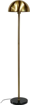Produktbild von Stehlampe Stehleuchte Standleuchte standlampe Bodenlampe Leseleuchte Innenbeleuchtung Menton Messing, Marmorsockel