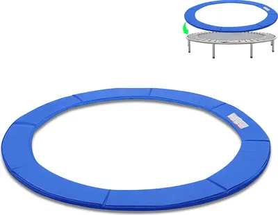 Obrázek produktu pro SWANEW Kryt hrany trampolíny, Ø 305 cm Modrý kryt pružin, ochrana hran, bezpečnostní rohož, odolná proti UV záření, odolná proti roztržení Příslušenství k trampolínám Příslušenství k trampolínám