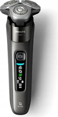 Produktbild von Philips Series i9000 i9000 X9002/10 Elektrischer Nass- und Trockenrasierer mit SkinIQ, Rotationstrasierer, Grau, Triple-Action Lift & Cut System; Dual SteelPrecision blades, Edelstahl, LED, Connects via Bluetooth