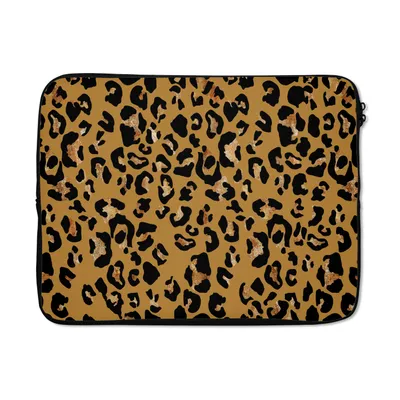 Produktbild von MuchoWow® Laptop Hülle 15 Zoll Pantherdruck - Luxus - Muster Laptoptasche - Laptoptasche - Sleeve - Rundum-Schutz