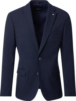 Produktbild von VENTI Herren Anzugsakko City Revers Casual-Fit Bi-Color Blau 56