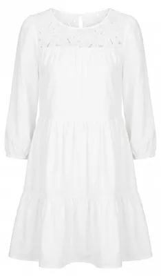 Image de Robe pour femme Aleida - Blanche, taille XL