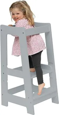 Produktbild von Kinderhochstuhl - Grauer Leertisch