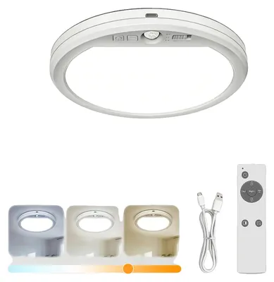 Immagine prodotto di Lampada a soffitto, sensore di movimento, illuminazione dimmerabile, 1 pezzo