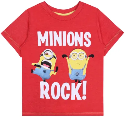 Produktbild von Rotes T-Shirt DIE MINIONS 98